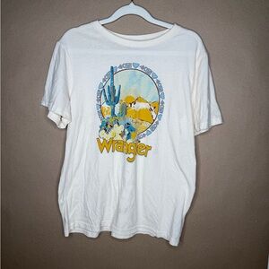 Wrangler White Graphic T-Shirt